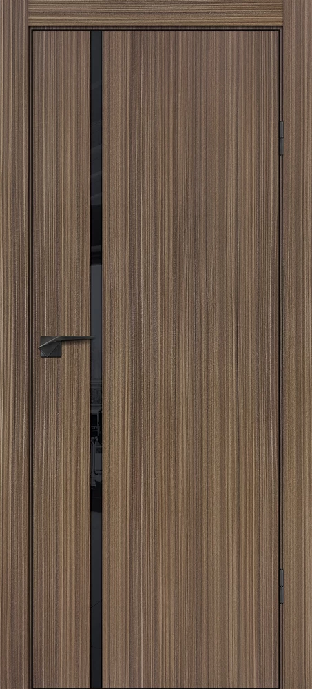 Фото Межкомнатная дверь P-22  кромка ABS черная c 4-х ст. Эвкалипт испанский