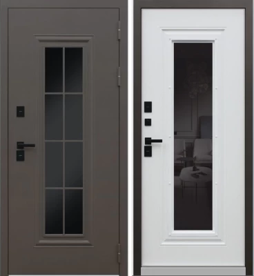 Дверь Тундра с окном Терморазрыв 3К