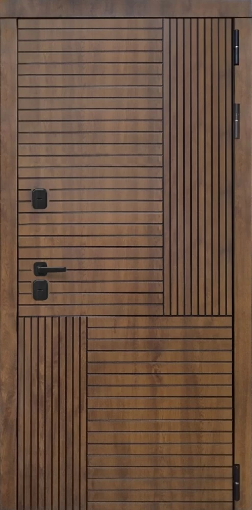 Входная дверь ДвериПРО Авеста СБ-1 (ст. белое, 16мм, венге) DPRO195886 внешняя сторона