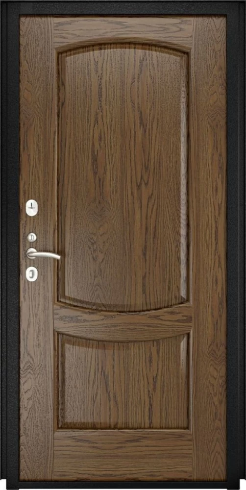 Входная дверь ДвериПРО Берген Лаура-2 (16мм, светлый мореный дуб) DPRO196013 внутренняя сторона