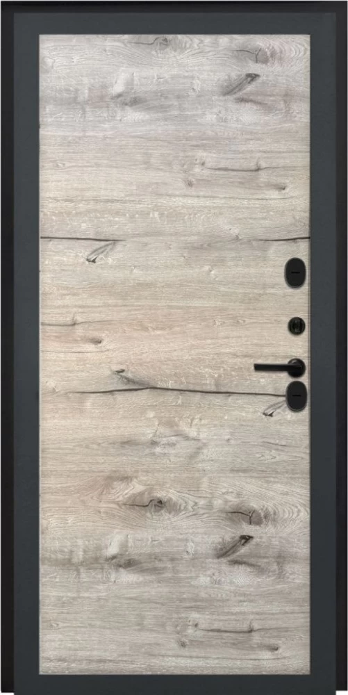Входная дверь ДвериПРО L Термо Без фрезеровки Дуб пацифик горизонт DPRO195679 внутренняя сторона
