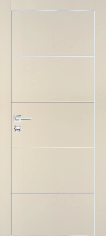 Фото Межкомнатная дверь PX-12  AL кромка с 4-х ст. Бежевый матовый