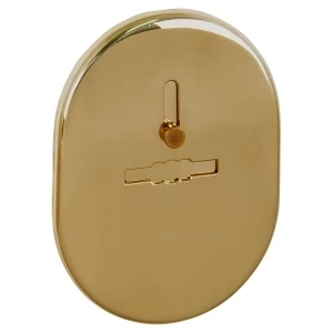 Накладка на сувальдный замок ESC.S-lift.SF/OV.476 (ESC 476) с шторкой GP латунь