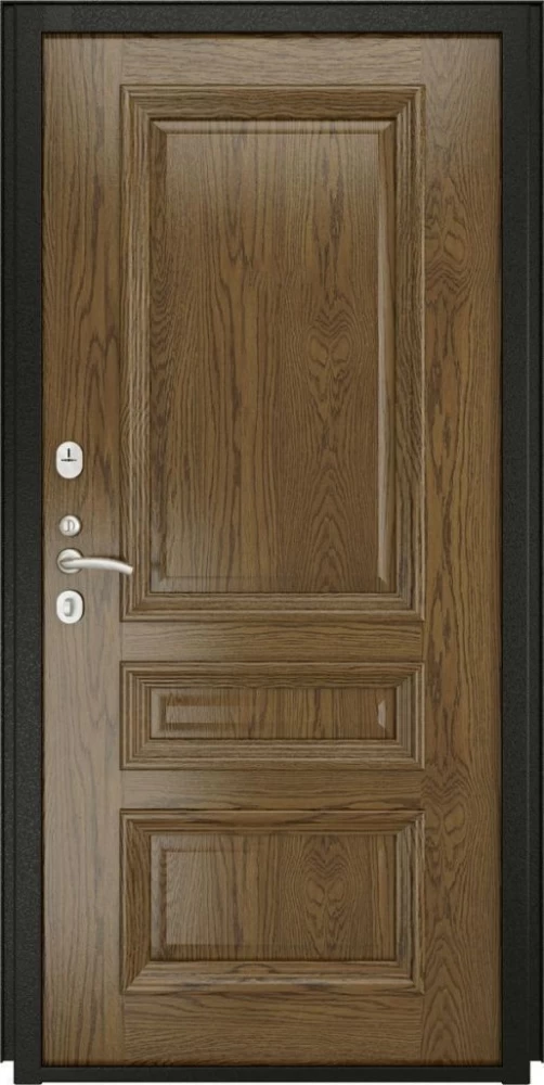 Входная дверь ДвериПРО Модель L-48 Фараон-2 (16мм, светлый мореный дуб) DPRO196041 внутренняя сторона