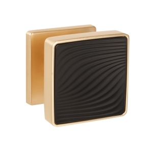 Ручка раздельная K.EST.Q52.GIPNOZ SSG/BL сатинированное золото/черный