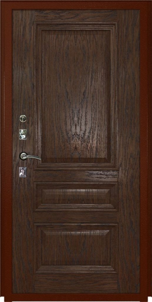 Входная дверь ДвериПРО Модель L-48 Фараон-2 (16мм, мореный дуб) DPRO195849 внутренняя сторона
